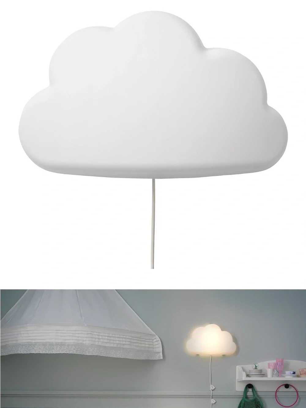 IKEA Cloud-Shaped lights lot of 2